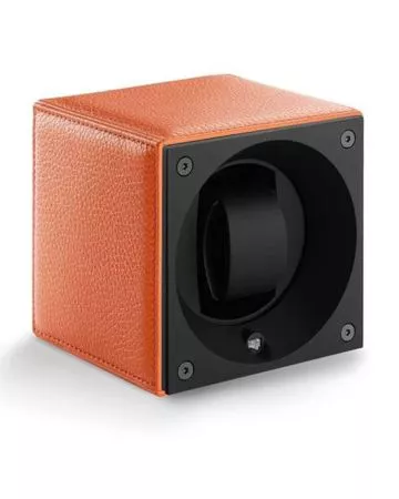SwissKubik Masterbox Leather Orange kellonpyöritin SK01.CV014