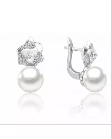 Gaura Pearls -helmikorvakorut SK17450EL