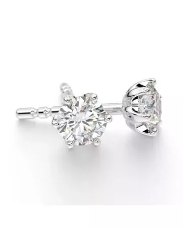 Romanssi Ruusu timanttikorvakorut Solitaire 2 x 0.18ct