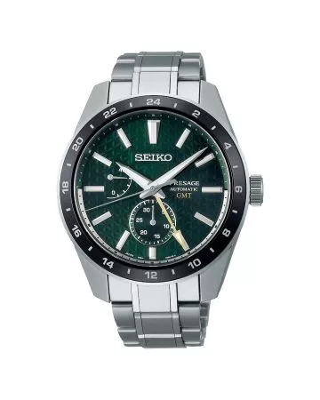 Seiko Presage Automatic Sharp Edged GMT Tokiwa SPB219J1-1