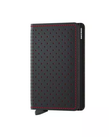 Secrid Slimwallet Perforated Black-Red SPF-BLACK-RED
