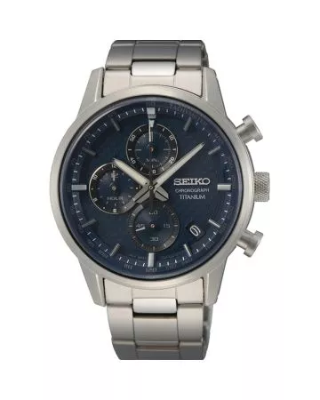 Seiko Titanium Chronograph SSB387P1-1