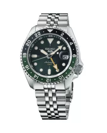 Seiko 5 Sports SKX GMT "Bi-Colour Green" Automatic SSK035K1