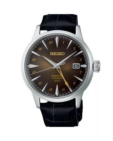 Seiko Presage Cocktail Time "Rusty Nail" GMT SSK039J1-1