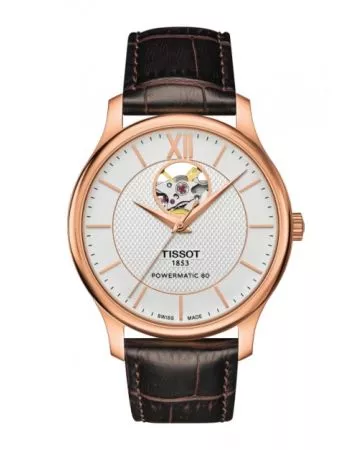 Tissot T-Classic Tradition Powermatic 80 Open Heart T063.907.36.038.00-1