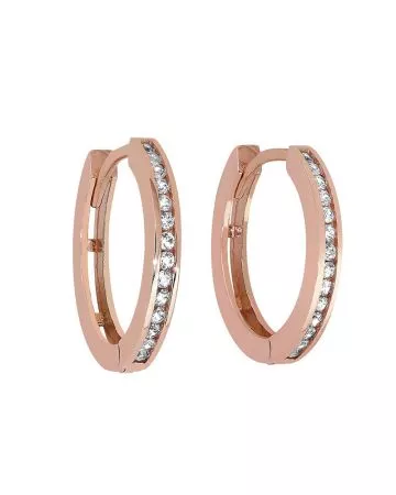 Punakultaiset rengaskorvakorut VHALE5312-R-FCZ