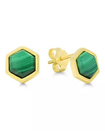 Green Gold-plated Earrings WE-69859GVIHR