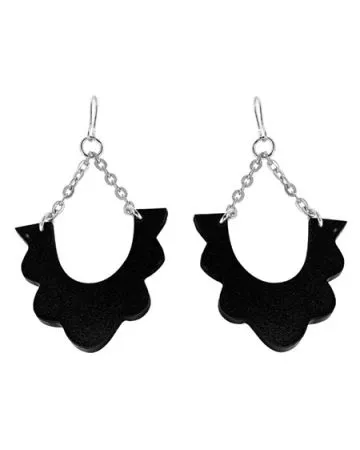 Wood puiset korvakorut 35mm