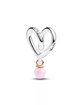 Pandora Two-tone Wrapped Heart hela 783242C01-1