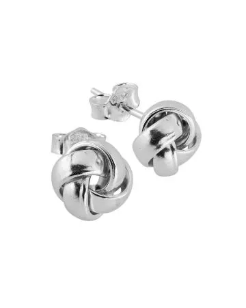 Hopeiset tappikorvakorut, solmu YOV266/8