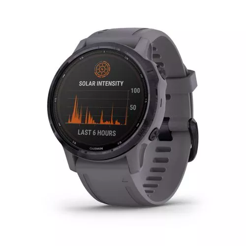 Garmin Fenix 6S Pro Solar Ametistfärgat stål med ljust skiffergrått 010-02409-15-1