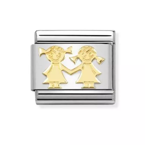 Nomination Classic Gold Sisters 030162/67-1