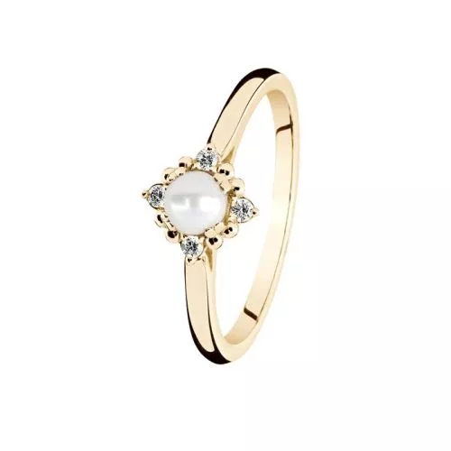 Kohinoor Celeste timanttisormus helmellä 033-440-04