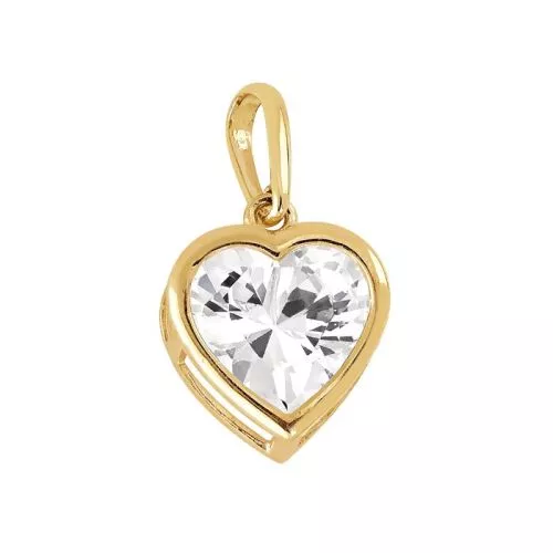 Gold HerzAnhänger JP84394-CZ-HT7-1