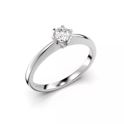 Festive Classic timanttisormus, platina 128-020-PT