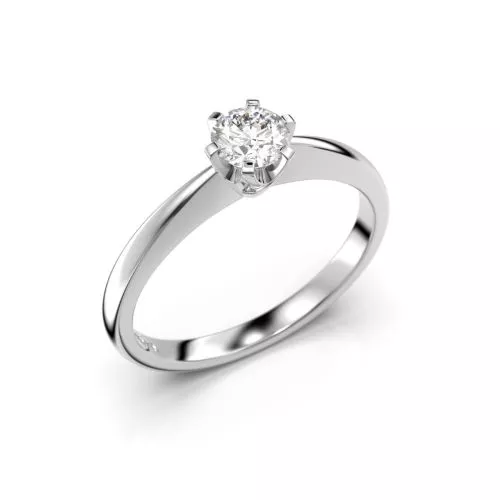 Festive Classic timanttisormus, platina 128-030-PT