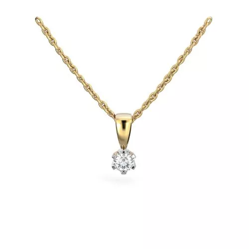 Festive Classic timanttiriipus, kelta- ja valkokulta 129-010R-KV