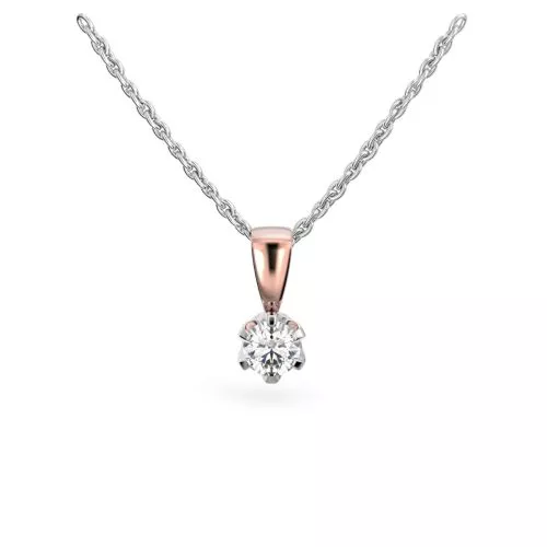 Festive Classic timanttiriipus, puna- ja valkokulta 129-020R-PV