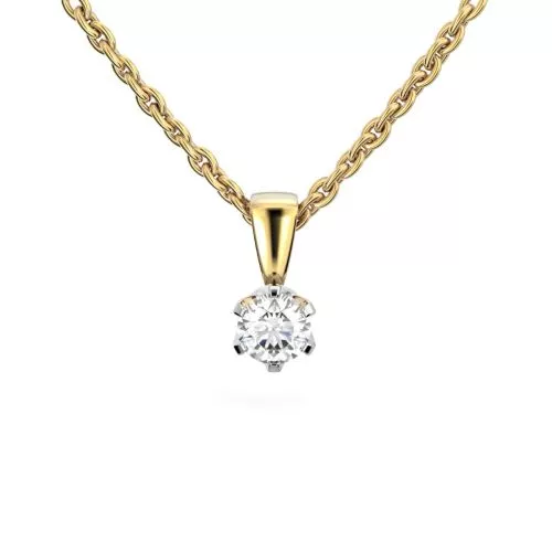 Festive Classic timanttiriipus, kelta- ja valkokulta 129-040R-KV