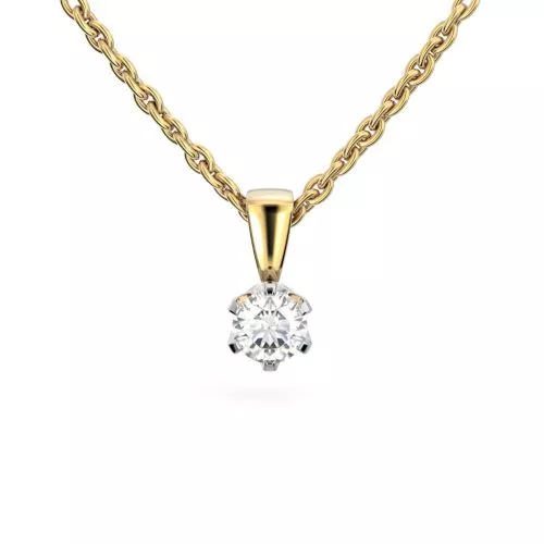 Festive Classic timanttiriipus, kelta- ja valkokulta 129-045R-KV