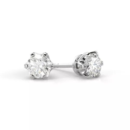 Festive Classic timanttikorvakorut, platina 129-060K-PT