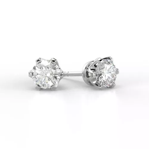 Festive Classic timanttikorvakorut, platina 129-080K-PT