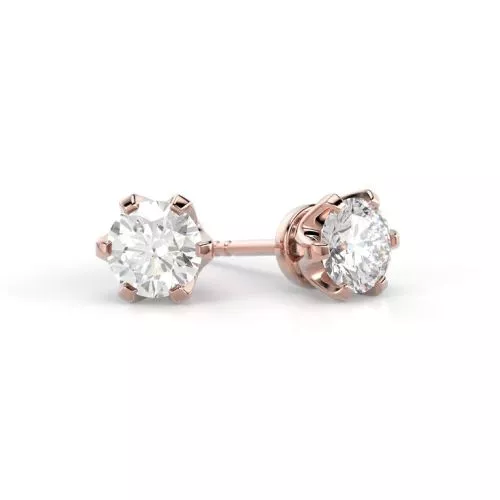 Festive Classic korvakorut, punakulta 129-080K-PK