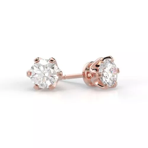 Festive Classic Diamanten Ohrringe 14-129-100K-PK-HVS1-1
