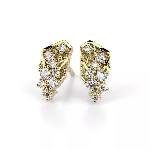 Festive Routa Rakka Diamantohrringe 0,21CT 14K 14-656-021-KK-HSI1
