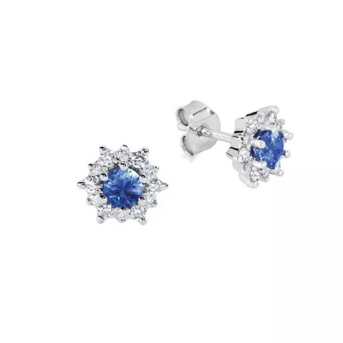 Kohinoor Kuura Diamantohrringe mit Saphir 143-268VS-30