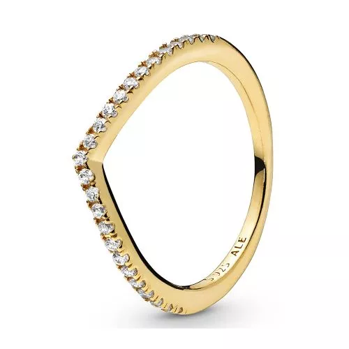 Pandora Sparkling Wishbone sormus 168758C01-7