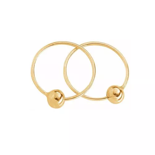 Gold Ohrringe 1900-1