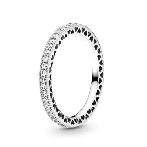 Pandora Sparkle & Hearts sormus 190963CZ-3