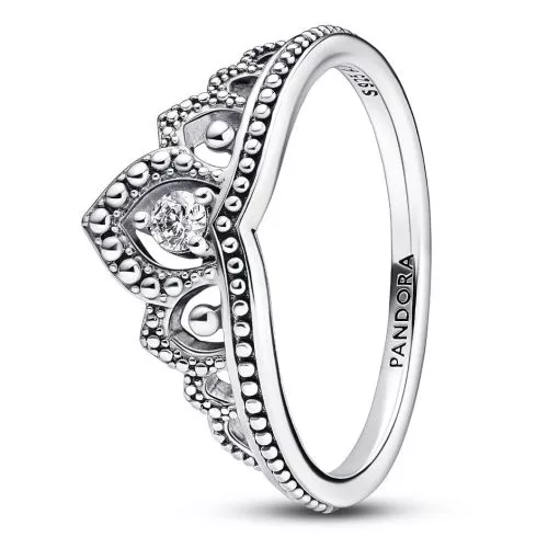 Pandora Stackable Regal Beaded Tiara sormus 192233C01-6