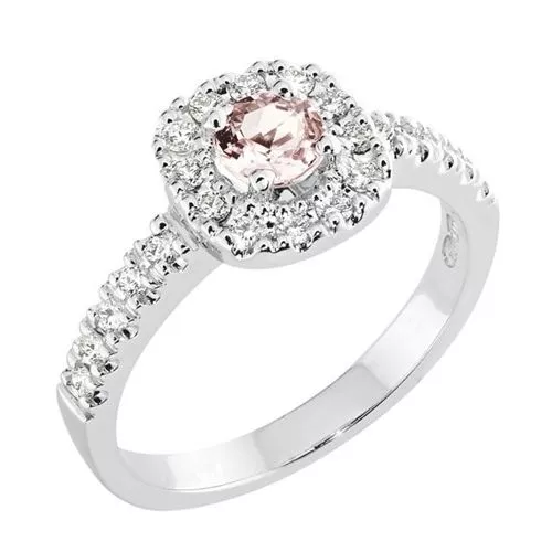 Romanssi Halo - Diamant Ring 204/204B-063M-1