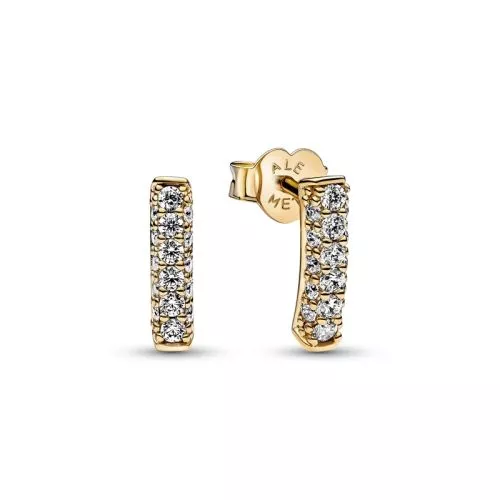 Pandora Timeless Pavé Single-row Bar Stud Ohrringe 262626C01-1