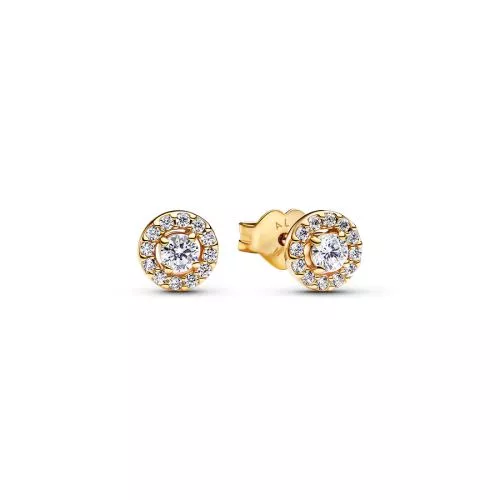 Pandora Stud Earrings 14K Gold-Plated Ohrringe 263019C01-1