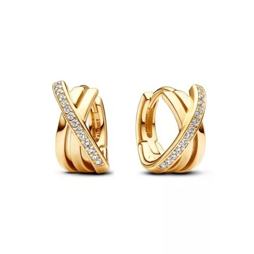 Pandora Crossover Pavé Hoop korvakorut 263150C01-1