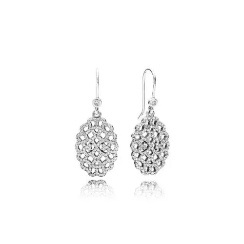 Pandora Statement Lace Ohrringe 290556CZ-1