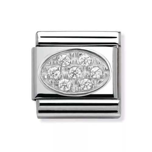 Nomination Classic Hopea ZK Kirkas Soikea Pavé 330308/01-1