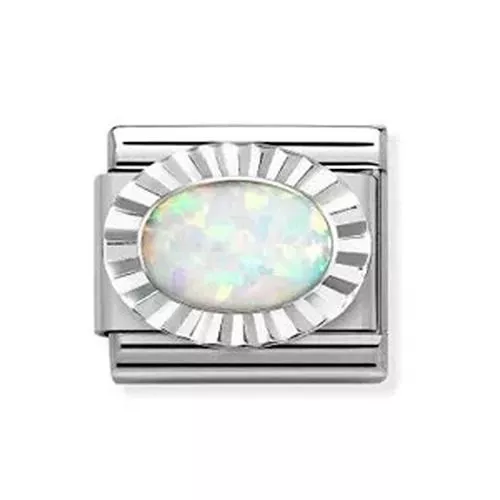 Nomination Classic White Opal 330507/07-1