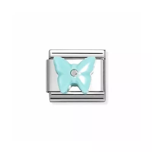 Nomination Classic Turquoise Butterfly 330509/15-1