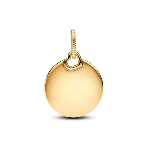Pandora Engravable Round Tag Dangle Charme 368610C00-1