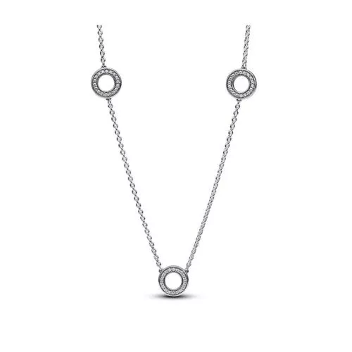 Pandora Pavé Circles Chain kaulakoru 393162C01-50-1