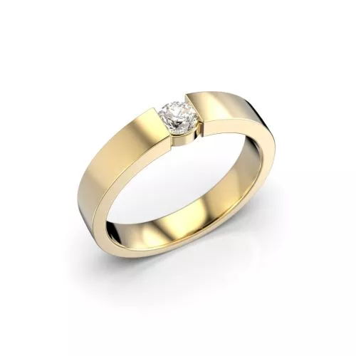 Festive Valerie timanttisormus, keltakulta 443-016-KK