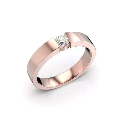 Festive Valerie timanttisormus, punakulta 443-016-PK