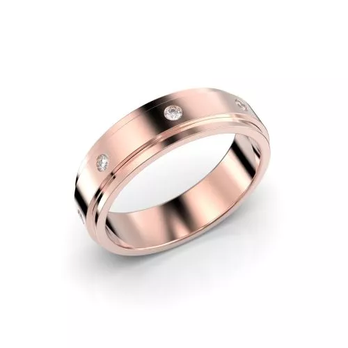 Festive William timanttisormus, punakulta 468-016-PK