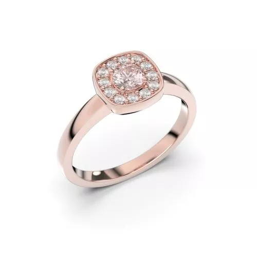 Festive Alicia sormus, punakulta / morganiitti 503-033M-PK