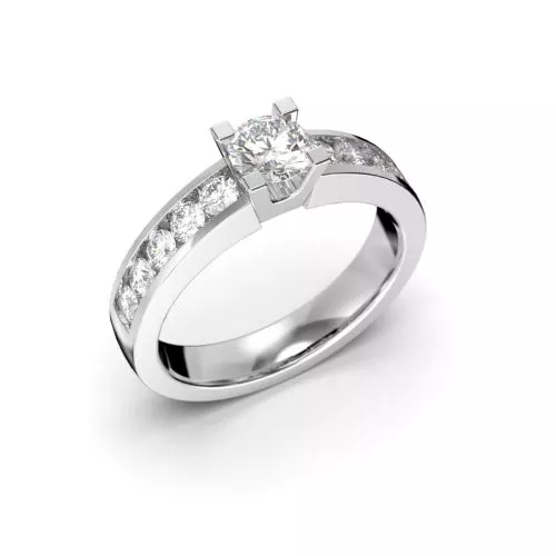 Festive Wanajatar Princess timanttisormus, platina 508-090-PT