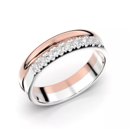 Festive Victoria Double timanttisormus 0,09ct 14-512-009-PV-HSI1-1